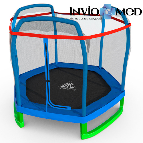 Батут DFC JUMP KIDS 7' синий, сетка (210см) фото фото 2