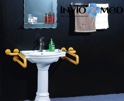 Поручень для санитарно-гигиенических комнат Мега-Оптим 8804 фото 3 Поручень для санитарно-гигиенических комнат Мега-Оптим 8804 фото 3