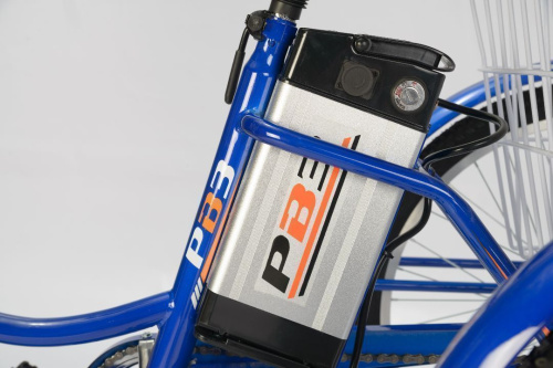 Электровелосипед трехколесный для взрослых РВЗ Чемпион (LITHIUM) 24" 6 скоростей фото 9