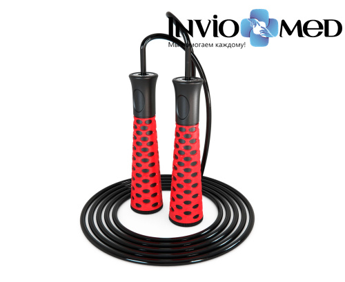 Скакалка DFC с подшипниками / 300 см  красная TF-SR50R фото