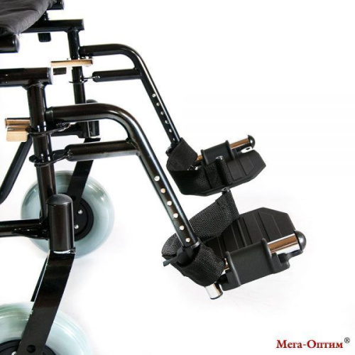 Кресло-коляска Мега-Оптим 711 AE (нейлон) повышенной грузоподъемности фото 7
