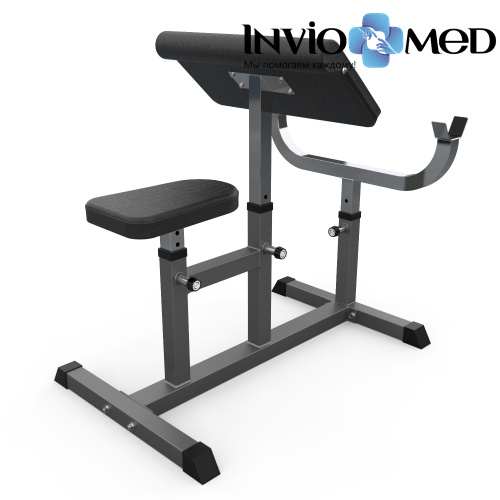 Скамья Скотта DFC Homegym UB009G серый фото фото 5