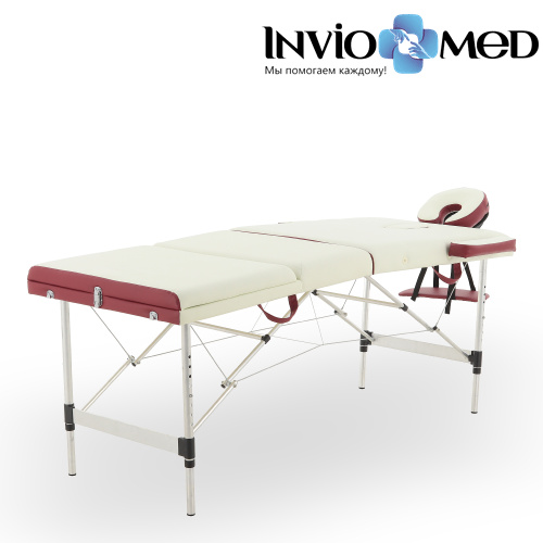 Массажный стол складной алюминиевый Med-Mos JFAL01A 3-х секционный NEW фото фото 6