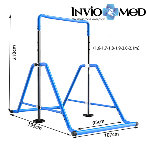 Турник для подростков DFC GA002 складной голубой фото фото 6