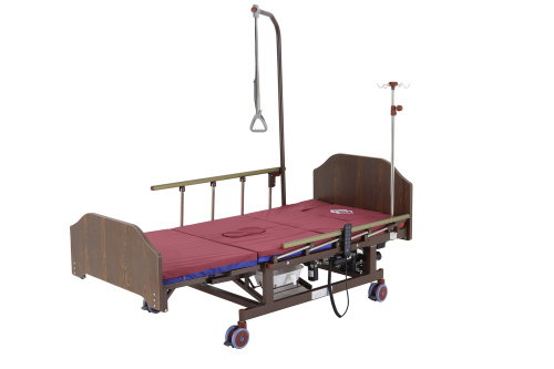 Кровать электрическая Med-Mos DB-11А (МЕ-5228Н-04) ЛДСП Венге с боковым переворачиванием, туалетным устройством и функцией «кардиокресло» фото фото 7