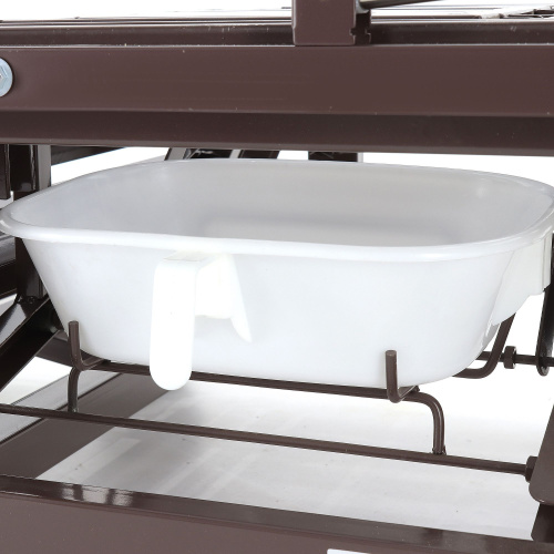 Кровать механическая Med-Mos Е-45А (ММ-5124Н-10) с боковым переворачиванием, туалетным устройством и функцией «кардиокресло» фото фото 17