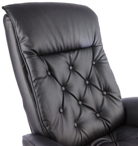 TV-кресло Calviano 95 с пуфом (черное, массаж) фото фото 7