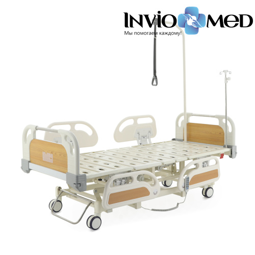 Кровать реанимационная электрическая Med-Mos DB-3 (6 функций) (МE-4039Н-01) с выдвижным ложементом и растоматом CPR+аккумулятор фото фото 3 Кровать реанимационная электрическая Med-Mos DB-3 (6 функций) (МE-4039Н-01) с выдвижным ложементом и растоматом CPR+аккумулятор фото фото 3