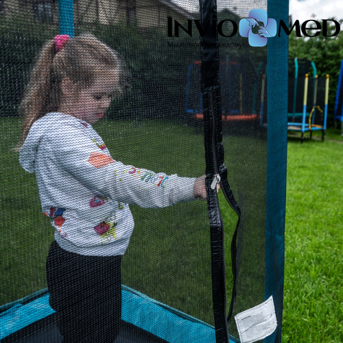 Батут DFC MONKEY 50х50", син/зел, сетка (127х127см) фото фото 21