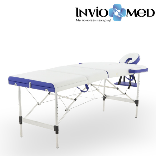 Массажный стол складной алюминиевый Med-Mos JFAL01A 3-х секционный NEW фото фото 8