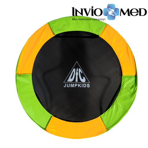 Батут DFC JUMP KIDS 55" зел/желт, сетка (137см) фото фото 4