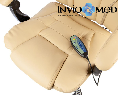 Вибромассажное кресло Calviano 1588 (бежевое) фото фото 6 Вибромассажное кресло Calviano 1588 (бежевое) фото фото 6