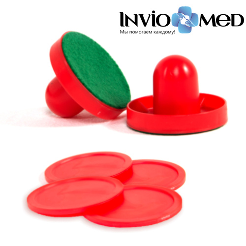 Набор биты + шайбы для аэрохоккея фото фото 2