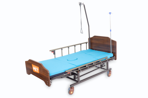 Медицинская кровать MET REMEKS с функцией кардиокресло, переворотом и туалетным устройством (арт. 16742) фото фото 3