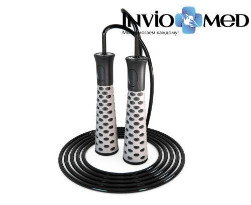 Скакалка DFC с подшипниками / 300 см /серая TF-SR50G фото фото 2