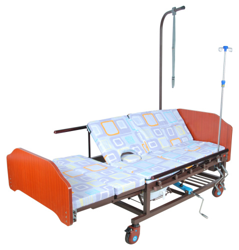 Кровать медицинская Мед-Мос Е-45А (ММ-5424Н-00) с боковым переворачиванием, туалетным устройством и функцией «кардиокресло» фото фото 3