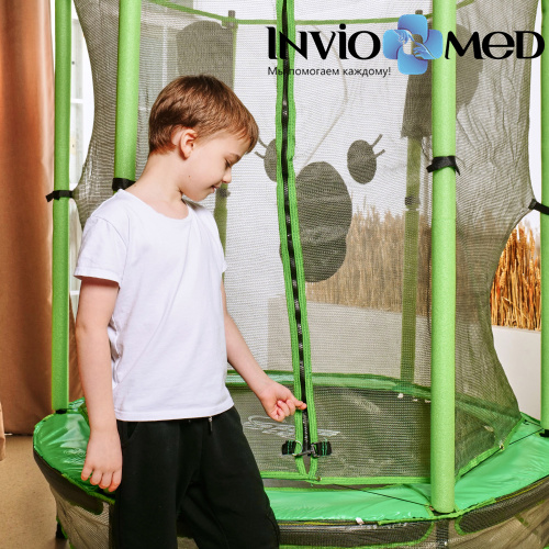 Батут DFC Space Toy KOALA 55 дюймов с сеткой фото фото 12