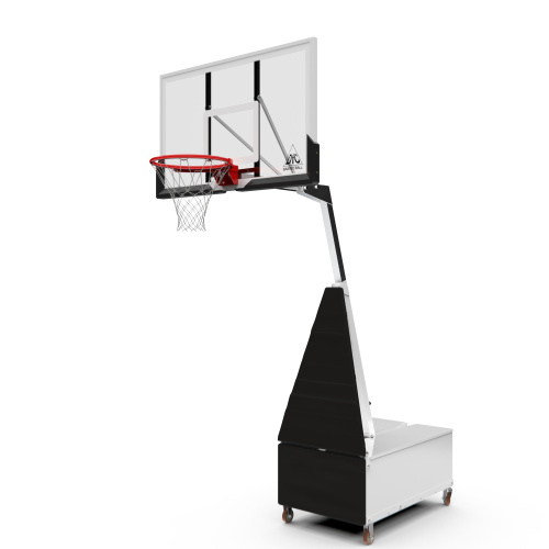 Баскетбольная мобильная стойка DFC STAND50SG 127X80CM поликарбонат (3кор) фото фото 2