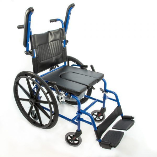 Кресло-коляска Мега-Оптим HMP-7014KD с санитарным оснащением фото 4