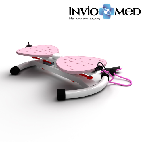 Фитнес платформа /горнолыжный тренажёр DFC "Twister Bow" с эспандерами фото фото 5