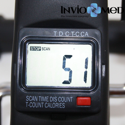 Велотренажер мини DFC B806 черный фото фото 3