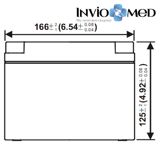 Аккумулятор WBR EVX12260 (26 Aч) для инвалидных колясок фото фото 3