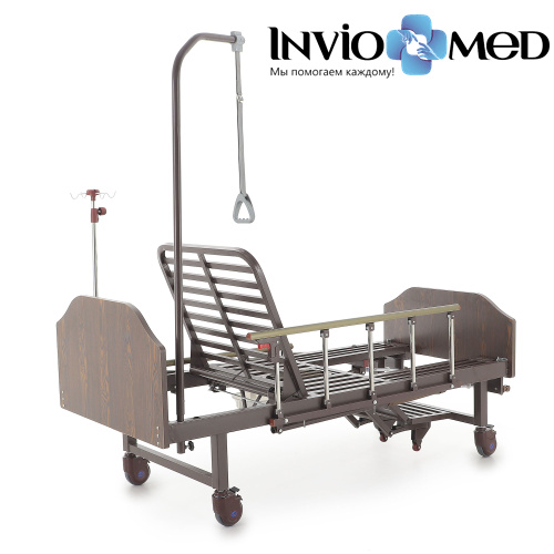 Кровать механическая Med-Mos YG-6 (MM-2124Н-00) с туалетным устройством и функцией «кардиокресло» фото фото 2 Кровать механическая Med-Mos YG-6 (MM-2124Н-00) с туалетным устройством и функцией «кардиокресло» фото фото 2