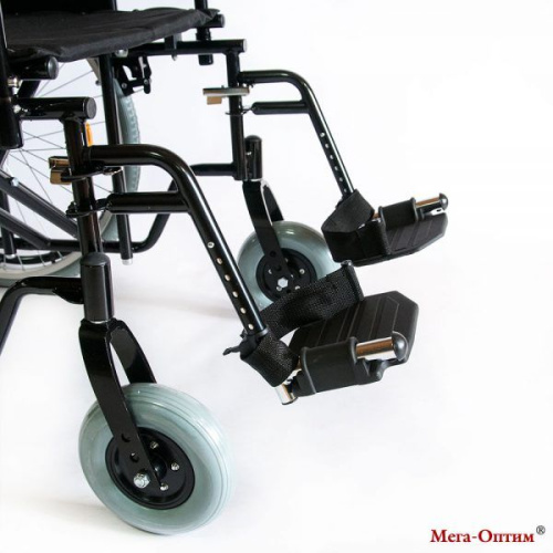 Кресло-коляска Мега-Оптим 711 AE (нейлон) повышенной грузоподъемности фото 10