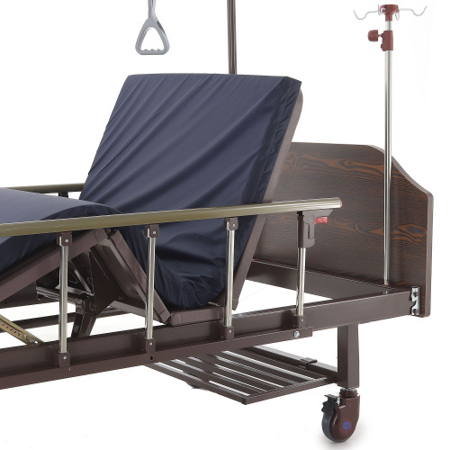 Кровать механическая Med-Mos Е-8 (MM-2024Н-02) (2 функции) ЛДСП с полкой и обеденным столиком фото фото 17