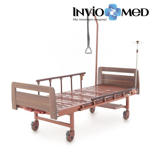 Медицинская кровать Med-Mos E-8 (MМ-2024Д-04 (У)) ЛДСП (2 функции) фото фото 2