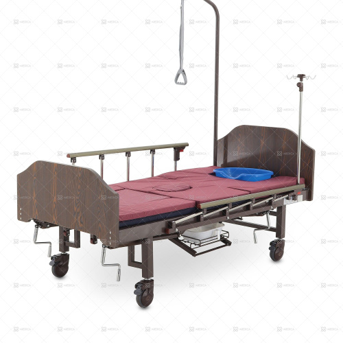 Кровать механическая Med-Mos YG-5 (ММ-5124Н-00) с боковым переворачиванием, туалетным устройством и функцией «кардиокресло» фото фото 18