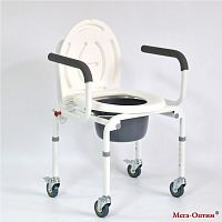 Кресло-туалет Мега-оптим FS813 на колесах