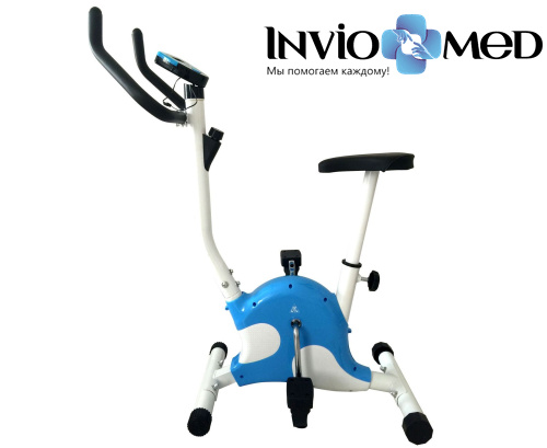 Велотренажер DFC белый/голубой фото Велотренажер DFC белый/голубой фото