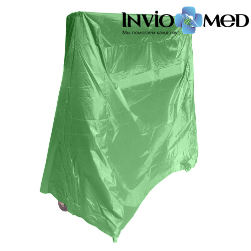Чехол для теннисного стола, п/э, зеленый, компакт сборка фото