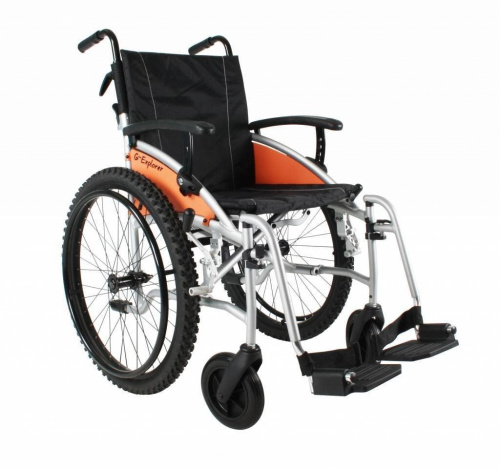 Кресло-коляска Excel G-Lite Pro 24 с широкими приводными колёсами