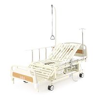 Кровать электрическая Med-Mos DB-11А (МЕ-5218Н-12) с боковым переворачиванием, туалетным устройством и функцией «кардиокресло» и регулировкой высоты фото