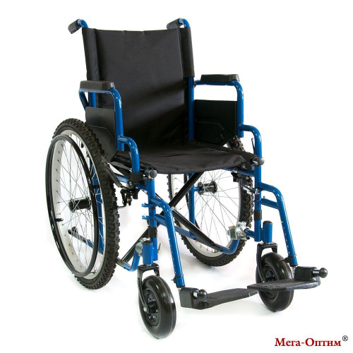 Кресло-коляска Мега-Оптим 512 AE с ручным приводом