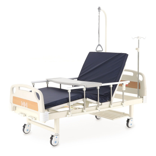 Кровать механическая Med-Mos Е-8 (MM-2014Н-02) (2 функции) с полкой и столиком фото фото 11
