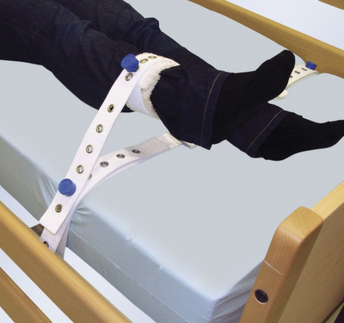 Фиксирующий ремень для ног ORLIMAN 1015 с магнитным замком с креплением к кровати фото фото 2