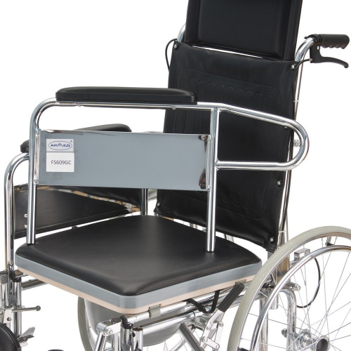 Кресло-коляска с санитарным оснащением Армед FS609GC фото 14