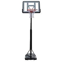 Баскетбольная мобильная стойка DFC STAND44PVC3 110x75cm ПВХ раздвиж.регулировка (STAND 4PVC3) фото