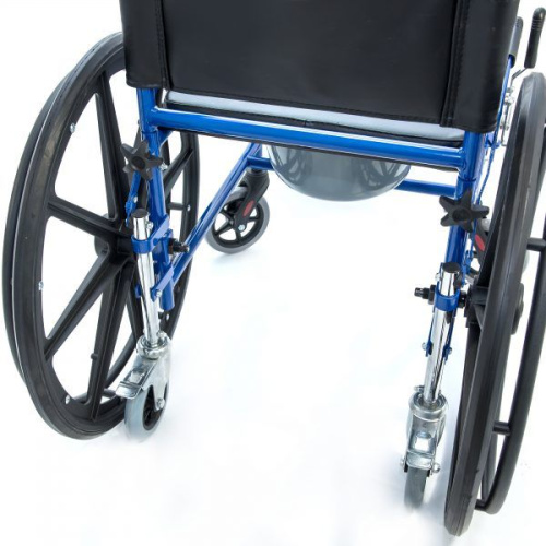Кресло-коляска Мега-Оптим HMP-7014KD с санитарным оснащением фото 7