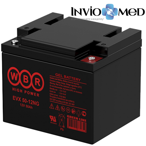 Аккумулятор WBR EVX50-12NG (50 Aч) для инвалидных колясок фото фото 2