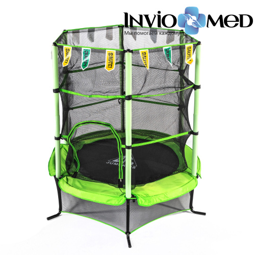 Батут DFC JUMP KIDS 55" зеленый, сетка (137см) фото фото 2