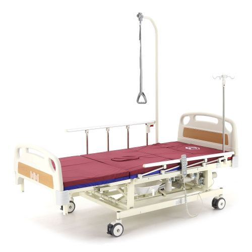 Кровать электрическая Med-Mos DB-11А (МЕ-5218Н-12) с боковым переворачиванием, туалетным устройством и функцией «кардиокресло» и регулировкой высоты фото фото 5