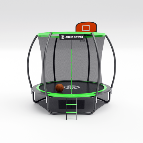 Батут Jump Power 8 ft Pro Inside Basket Green фото фото 2
