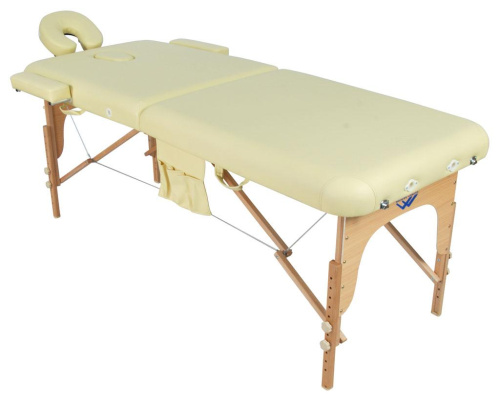 Массажный стол складной деревянный Med-Mos JF-AY01 2-х секционный (МСТ-003Л)