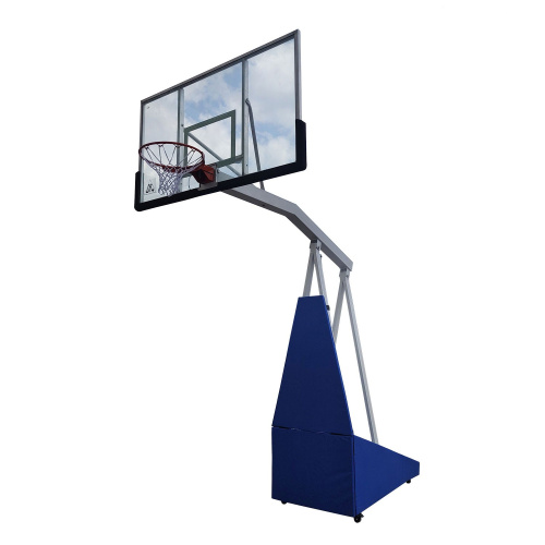 Баскетбольная мобильная стойка DFC STAND72G PRO 180x105см стекло 12мм (шесть коробов) фото фото 2