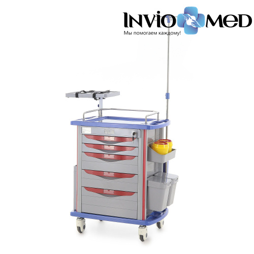 Столик реанимационный, анестезиологический ЕТ850-01 фото фото 3