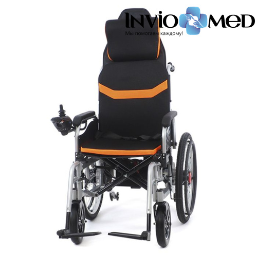 Электрическая кресло-коляска MET COMFORT 21 с гибридной спинкой и приводными колесами (арт. 18417) фото 2